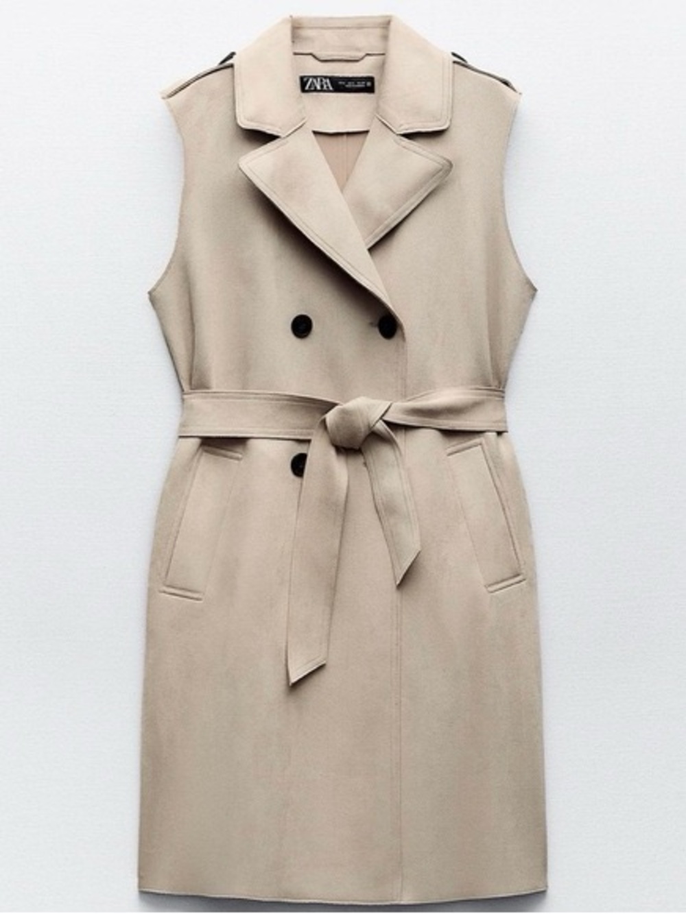 Zara Faux Suede Vest